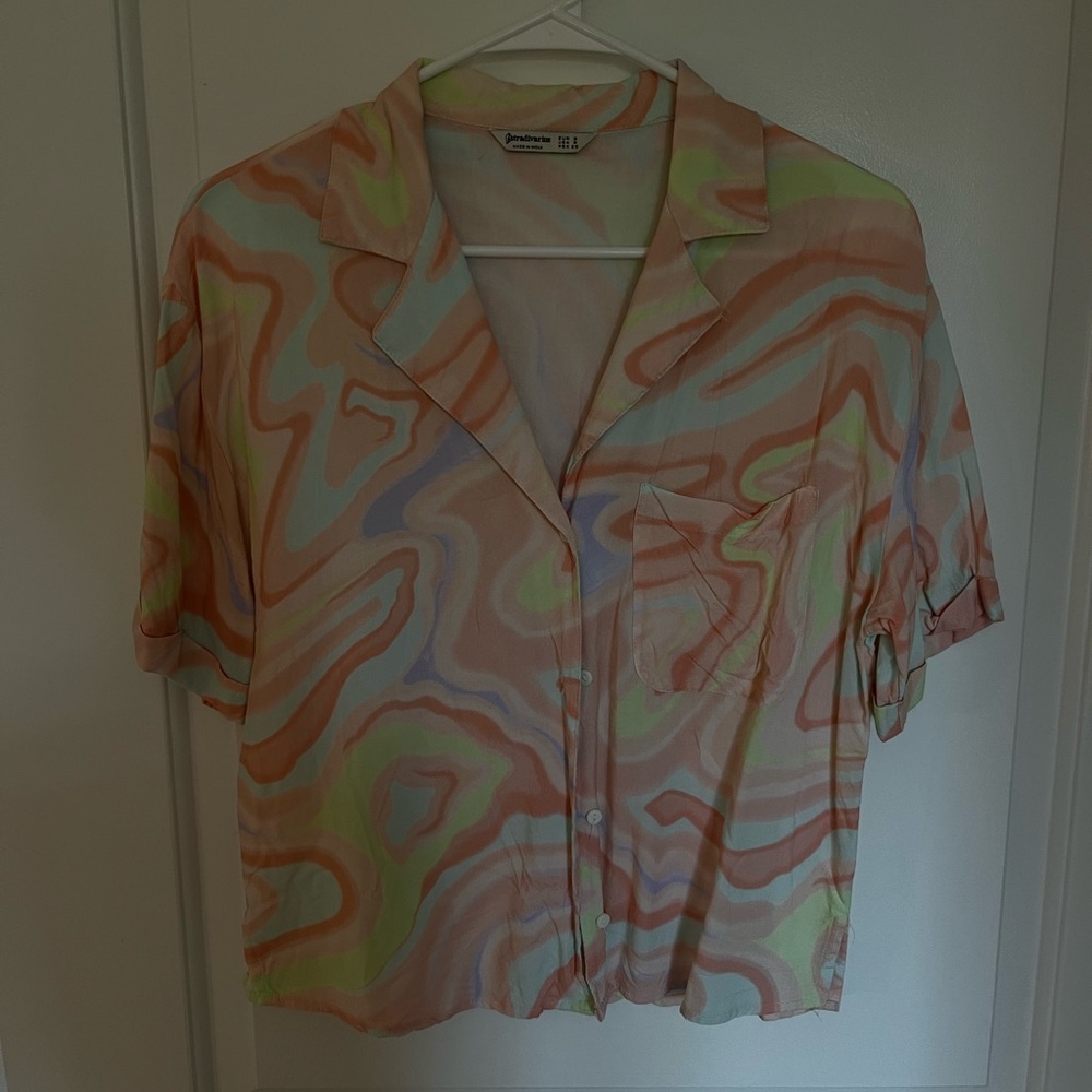 STRADIVARIUS | Printed Blouse | Colorful